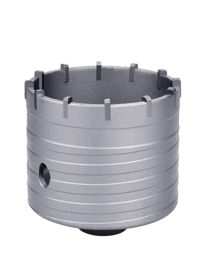UPTODATETOOLS 100mm 4 inch Concrete Hole Saw with 300mm SDS Plus Shank Connecting Rod,Tungsten Carbide Teeth Cement Hole Saw for Cement Brick Concrete Stone Wall 100mm - Image 2